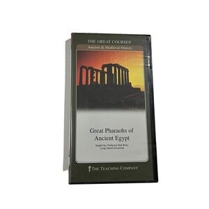 Great Pharaohs of Ancient Egypt By Professor Bob Brier 2 DVDs + Guidebook  EUC